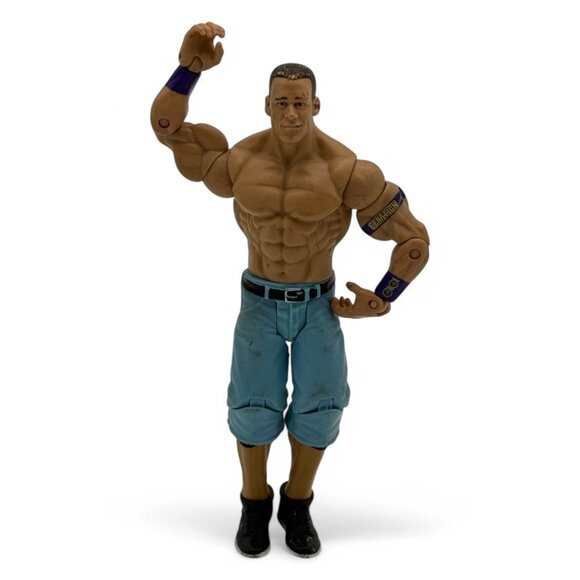 WWE Other - WWE John Cena Action Figure 6" Poseable Toy With Blue Pants & Black Shoes